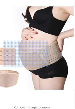 Photo 1 of Maternity Belt, Pregnancy Support Belt, Belly Band for Pregnancy - Breathable Belly Band That Provides Hip, Pelvic, Lumbar and Lower Back Pain Relief

