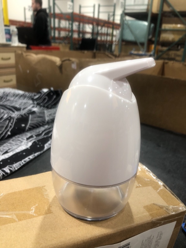 Photo 2 of Amazon Basics Soap Pump – Pivoting, White
