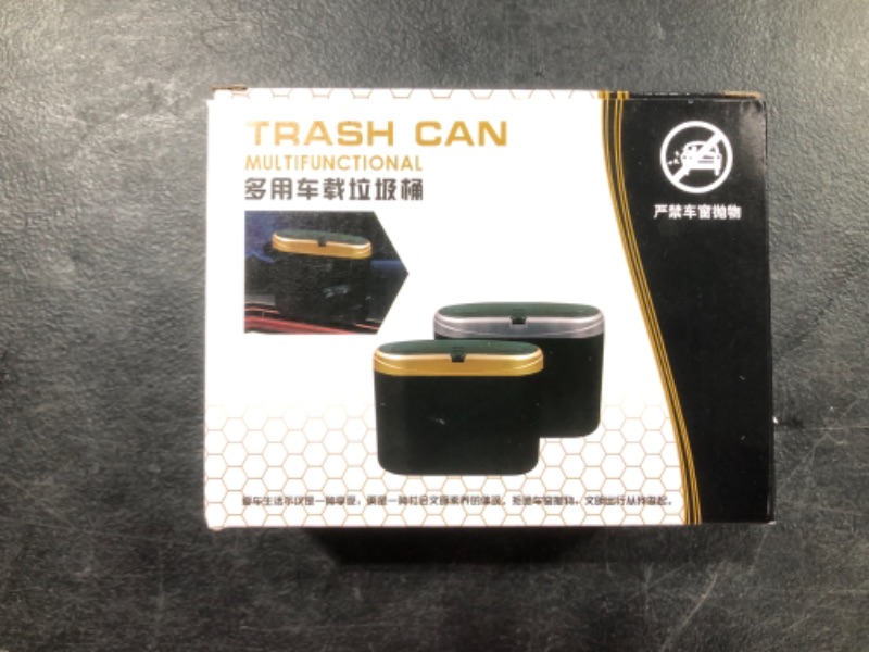 Photo 1 of 2 Pack Trash Can Multifunctional For Car