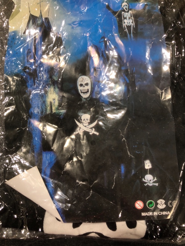 Photo 1 of 3 Pack Kids Halloween Costume Size S/M-- Skeleton Body Mask Not Included