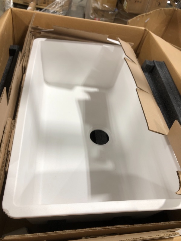 Photo 2 of Blanco Precis Super Single Bowl Kitchen Sink, White