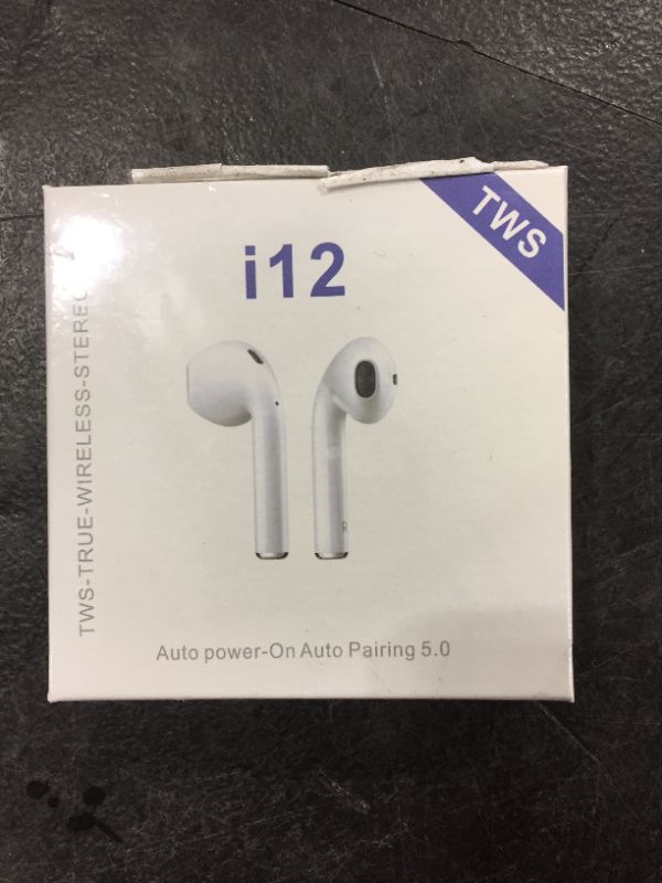 Photo 2 of I12 TWS Wireless Headphones,Bluetooth 5.0 Headphones Touch in-Ear Wireless Earphones