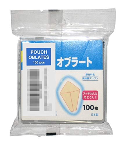 Photo 1 of [Value Pack 100 pcs] Pouch Oblate (Wafer - Bag Type) [w/ English instructions]