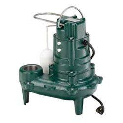 Photo 1 of Zoeller 266-0001 Waste-Mate M266 Cast Iron 1/2 HP Automatic Sewage Pump
