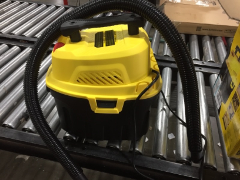 Photo 2 of Stanley SL18910P-3 3 Gallon 3 Max HP Portable Lightweight Wet/Dry Vacuum, Yellow