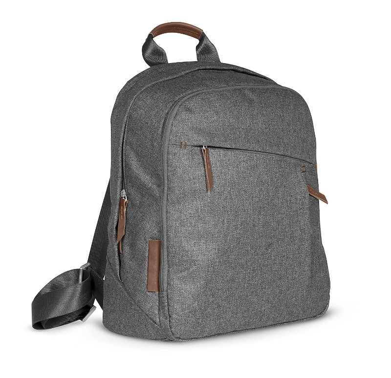 Photo 1 of Changing Backpack - Greyson (chacoal Melange/Saddle Leather)
