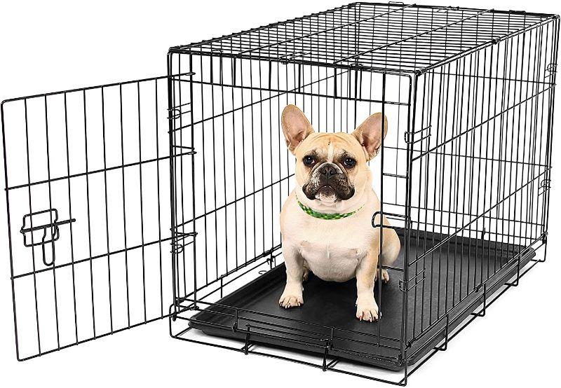 Photo 1 of Carlson Pet Products Secure and Foldable Single Door Metal Dog Crate
