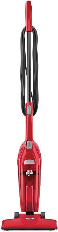 Photo 1 of Dirt Devil Versa Clean Bagless Stick Vacuum Cleaner and Hand Vac, 16feet Power Cord, SD20010, Red
