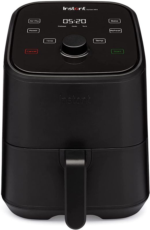 Photo 1 of Instant Vortex 4-in-1 Air Fry, Roast, Toast, Crisp, Dehydrate, Reheat, 2 Quart, Black
