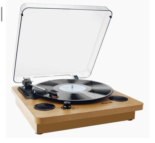 Photo 1 of Popsky Vintage Turntable Record and Bluetooth Vinyl Player with Stereo Speakers
