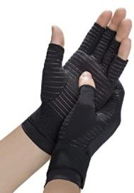 Photo 1 of Copper Fit Unisex Hand Relief Compression Gloves
