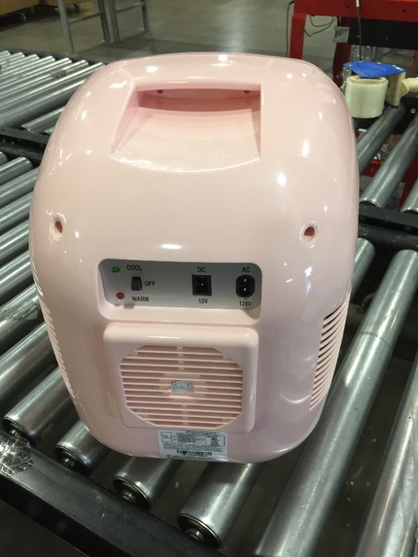 Photo 4 of FRIGIDAIRE EFMIS462-PINK 12 Can Retro Mini Portable Personal Fridge/Cooler for Home, Office or Dorm, Pink
