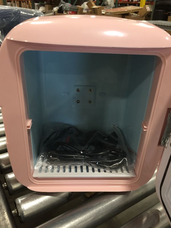 Photo 3 of FRIGIDAIRE EFMIS462-PINK 12 Can Retro Mini Portable Personal Fridge/Cooler for Home, Office or Dorm, Pink
