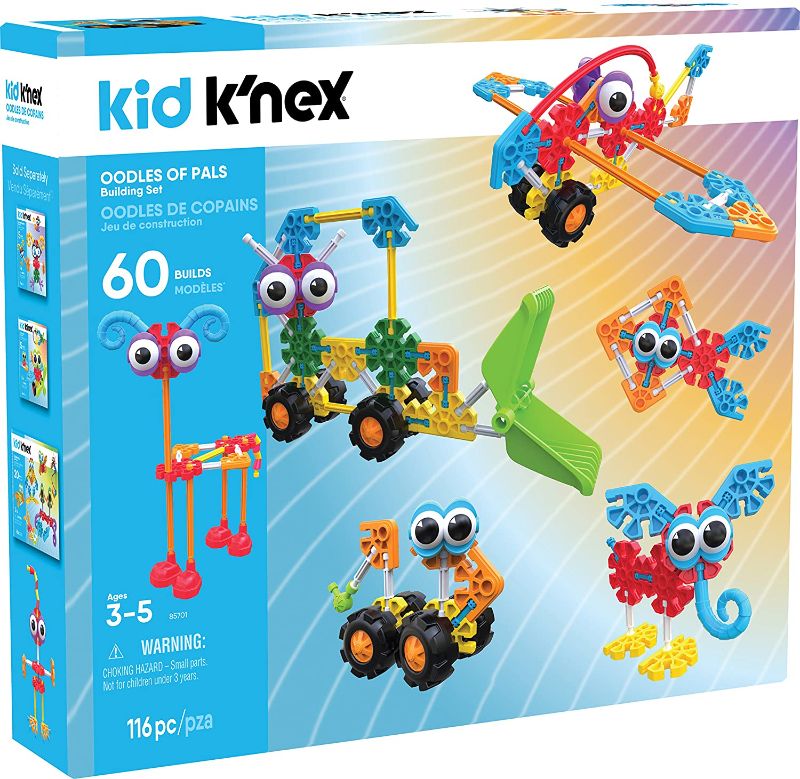 Photo 1 of KID K’NEX – Oodles of Pals Building Set – 116 Pieces – Ages 3 and Up Preschool Educational Toy (Amazon Exclusive)
