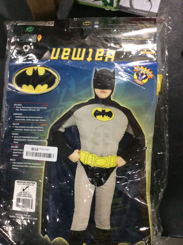 Photo 2 of Batman Muscle Chest Child Halloween Costume
medium