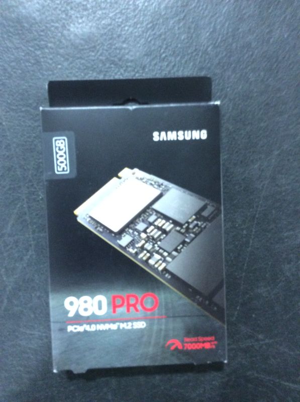 Photo 2 of Samsung 980 PRO 500GB PCIe NVMe Gen4 Internal Gaming SSD M.2 (MZ-V8P500B)
