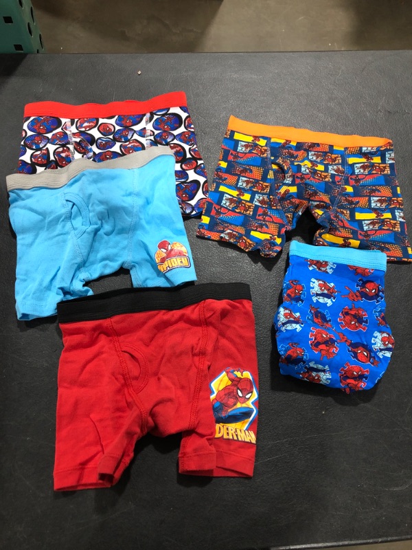 Photo 1 of boys spiderman brief 5 pack- size 8