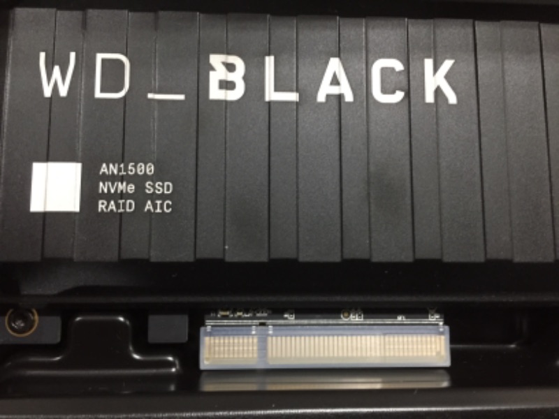 Photo 4 of WD_BLACK 1TB AN1500 NVMe Internal Gaming Solid State Drive SSD Add-In-Card - Gen3 PCIe, Up to 6500 MB/s - WDS100T1X0L

