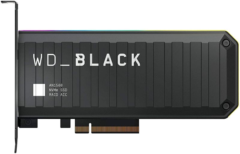 Photo 1 of WD_BLACK 1TB AN1500 NVMe Internal Gaming Solid State Drive SSD Add-In-Card - Gen3 PCIe, Up to 6500 MB/s - WDS100T1X0L
