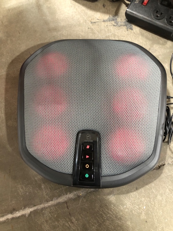 Photo 2 of Comfier Shiatsu Foot Massager with Heat- Kneading Foot & Back Massager with Washable Cover, Feet Warmer for Men,Women, Electric Feet Massager Machine for Plantar Fasciitis,Foot
