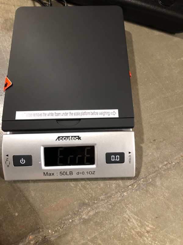 Photo 3 of ACCUTECK All-in-1 Series W-8250-50bs A-Pt 50 Digital Shipping Postal Scale with Ac Adapter, Silver
