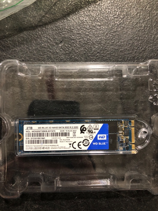 Photo 1 of WD Blue 3D nand sata ssd 2TB