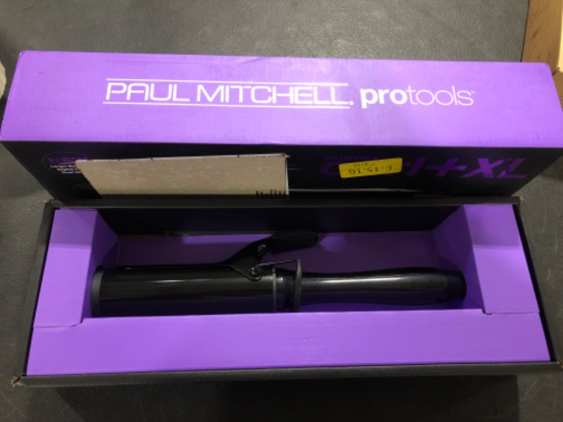 Photo 2 of Paul Mitchell Express Ion Curl XL 1.75" Ceramic Curling Iron, Fast-Heating For Volume, Body + Waves
