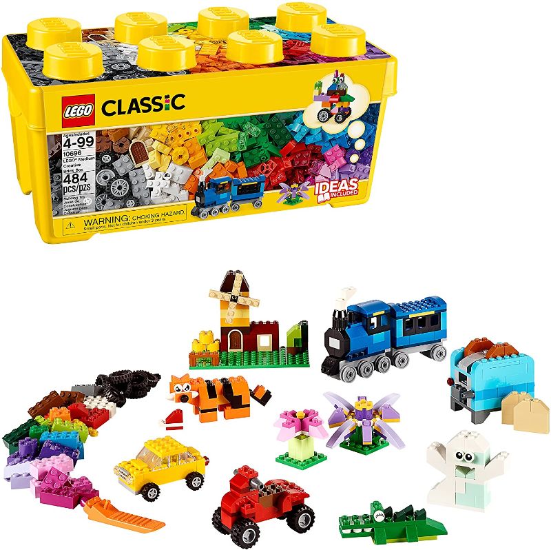 Photo 1 of LEGO Classic Medium Creative Brick Box 10696 Building Toys for Creative Play; Kids Creative Kit (484 Pieces)
