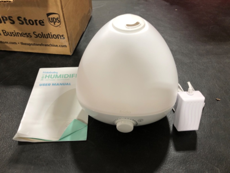 Photo 2 of Frida Baby Fridababy 3-in-1 Humidifier with Diffuser and Nightlight, White
