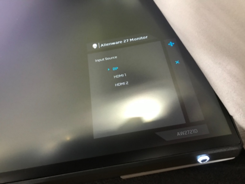 Photo 2 of Alienware 27 Gaming Monitor - AW2721D (Latest Model) - 240Hz, 27-inch QHD, Fast IPS Monitor with VESA DisplayHDR 600, NVIDIA G-SYNC Ultimate Certification and IPS Nano Color Technology, White, XW3CK
