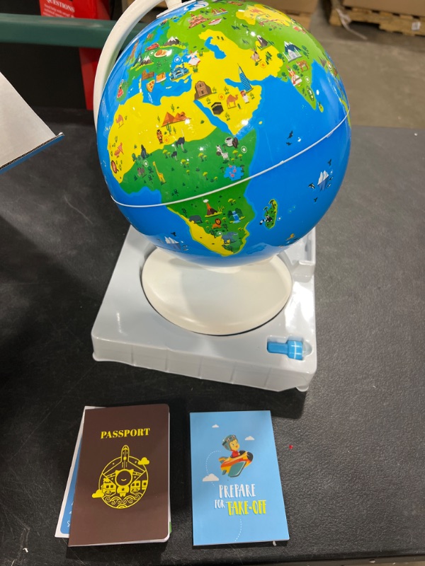 Photo 2 of Orboot Earth by PlayShifu (App Based): Interactive AR Globe for Kids, STEM Toy for Boys & Girls Ages 4 -10 | Educational Toy Gift (No Borders, No Names On Globe)