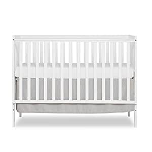 Photo 1 of Dream On Me Synergy 5-in-1 Convertible Crib in White, Greenguard Gold Certified
