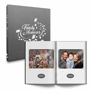 Photo 1 of Cece's Capsules Family Scrapbook Photo Album, 4x6 40 Pages DIY All-In-One, Leather