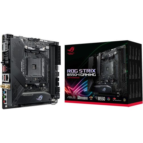 Photo 1 of ASUS Republic of Gamers Strix B550-I AM4 Mini-ITX Motherboard