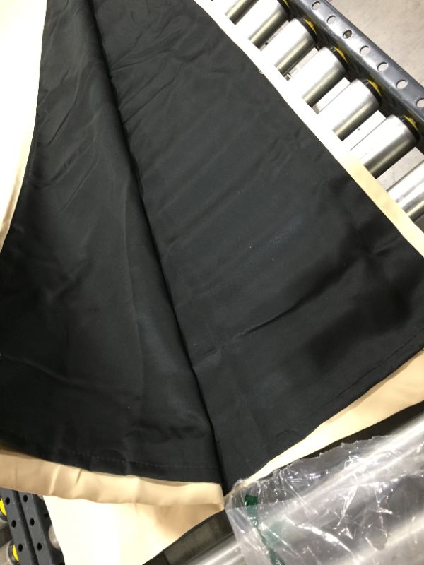 Photo 2 of 2 PACK OF CREME COLOR BLACKOUT CURTAINS, 52 X 94 INCHES EACH