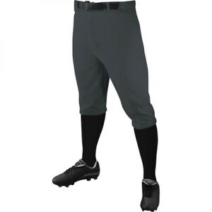 Photo 1 of Champro Youth Triple Crown Knicker Baseball Pant GRAPHITE XL