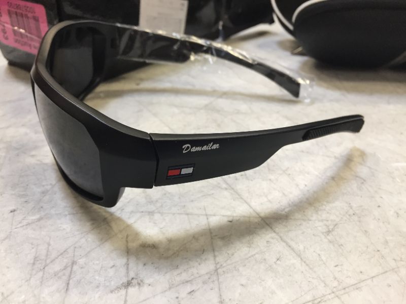 Photo 3 of Damailar Polarized Sports Sunglasses TR90 Unbreakable Lightweight Frame Glasses for Men Women