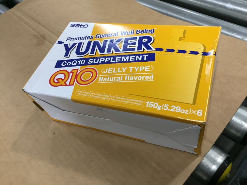Photo 2 of Yunker Health Coq10 Supplement Jelly Type, 6 150G PACKAGES, BEST BY SEP 2021