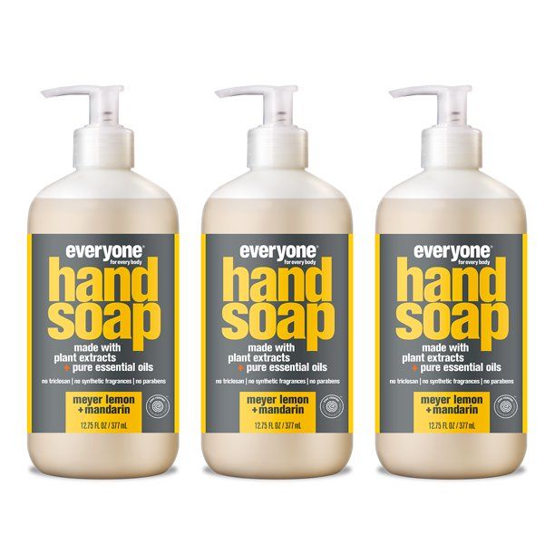 Photo 1 of Everyone Hand Soap Meyer Lemon & Mandarin, 12.75 oz (3-Pack)
