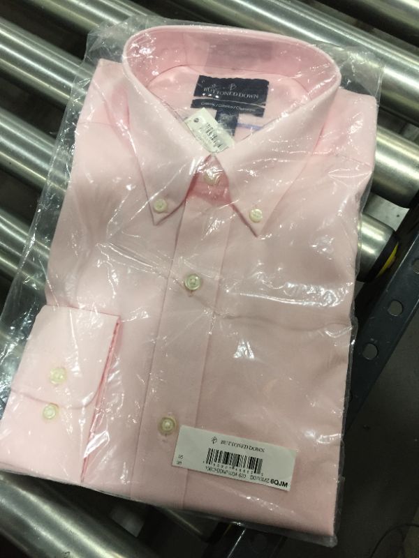 Photo 2 of BUTTONED DOWN Brand Men's Pink Dress Shirt BNIP 16 38 Tailored