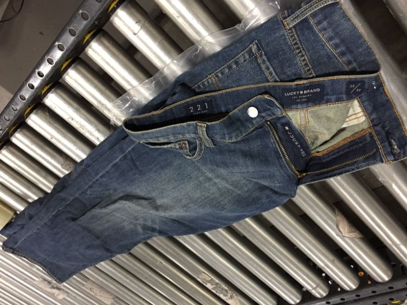 Photo 1 of LUCKY BRAND JEANS 36W X 30 L, 221 STRAIGHT FIT