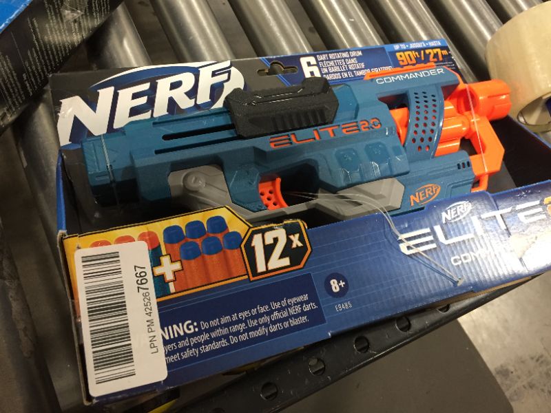 Photo 2 of NERF Elite 2.0 Commander RD-6 Blaster

