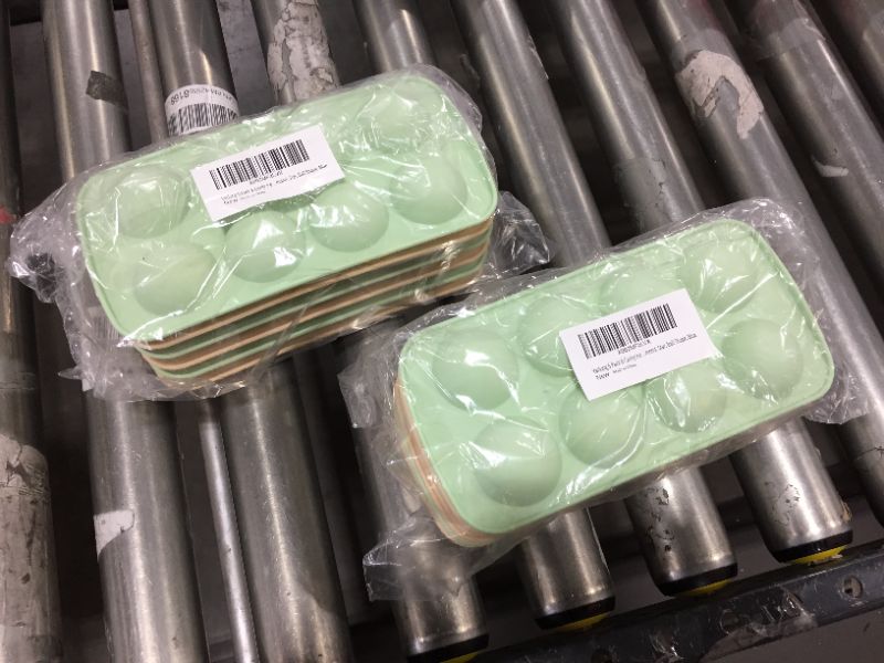 Photo 1 of Yarlung 6 Pack 8 Cavity Ice Cube Trays, Reusable Easy Release Silicone Combo Molds for Chocolate, Candy, Crayon, Whiskey, Cocktails, Diamond, Star, Ball Shape, Blue, 2 PACK