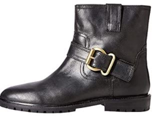 Photo 1 of find. Pull on Leather Buckle Biker, Women’s Ankle boots, SIZE 8