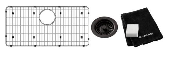 Photo 1 of Elkay Undermount Sink Kit, Black
