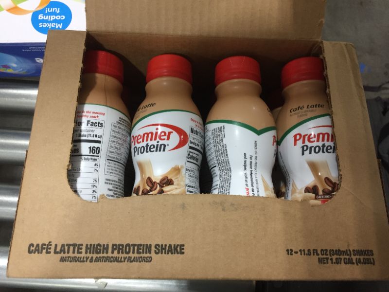 Photo 2 of 12-Pack Premier Protein 30g Cafe Latte Shake 11.5 Fl Oz only