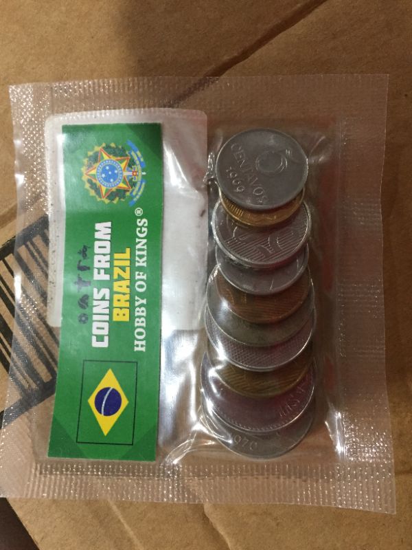 Photo 2 of 10 Different Coins from Brazil | Old Collectible Brazilian Money Centavos Cruzados | Perfect Choice for Your Coin Bank Holders or Album