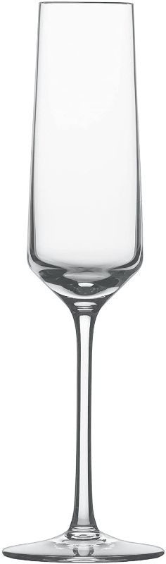 Photo 1 of Zwiesel Glas Tritan Pure Stemware Collection, 7.3-Ounce, Set of 6, Champagne Flute with Effervescence Points
