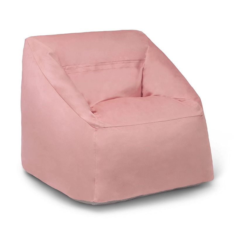 Photo 1 of Delta Children Cozee Cube Chair, Kid Size (For Kids Up To 10 Years Old), Blossom
