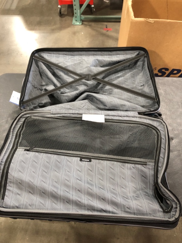 Photo 1 of Samsonite Omni 2 Hardside Expandable Luggage with Spinner Wheels, Nova Teal, Checked-Medium 24-Inch
